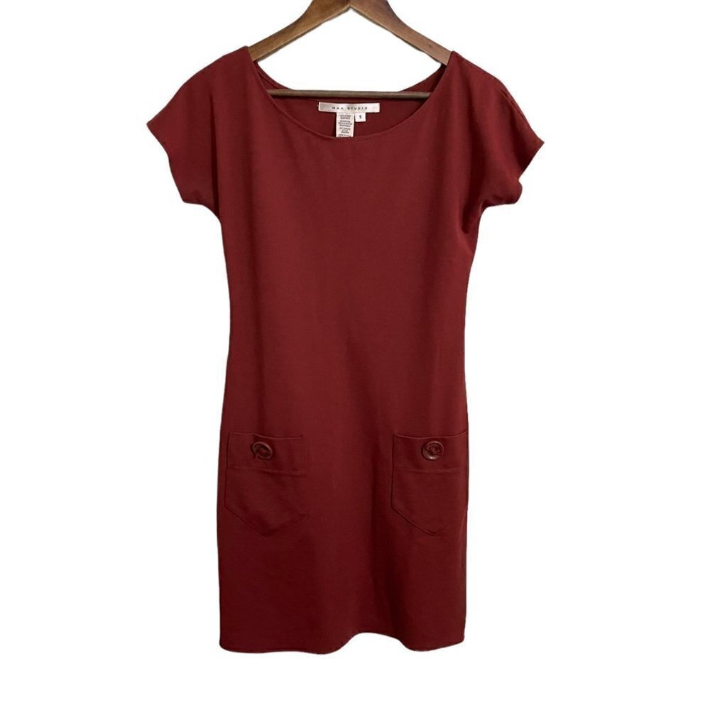 Max Studio Womens Rust Orange Patch Button Pocket… - image 1